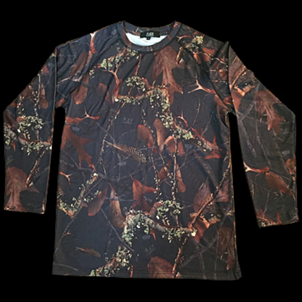 LONG SLEEVE BLACK CAMO SHIRT